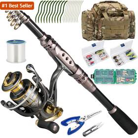 Dfobsa1 Dr.fish Fishing Rod And Reel Combos 125-pieces Telescopic Spinning Pole Gea
