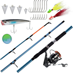 Dr.fish Surf Fishing Rod And Reel Combo Saltwater 12ft