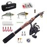 Dragon Sport Fishing Rod And Reel Combos 2.4m7.87ft Carbon Fiber Telescopic