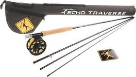 Echo 895201000269 Traverse Fly Fishing Kit 6wt 690 With Rod Reel And Case