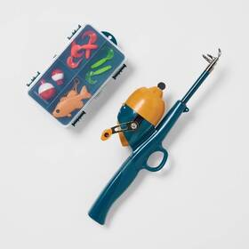 88946136 Embark Kidsft Right Handed Spincasting Conventional Fishing Rod And Reel Combo -