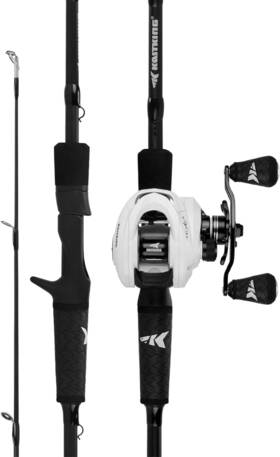 Eposeidon 313110334324 Kastking Crixus Baitcasting Combo - Im6 Graphite Rod And Superpolymer Handle