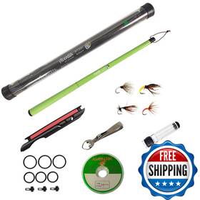 Eupheng B0cp7f327m Aventik Freshstart Tenkara Fly Fishing Rod Combogreen2.1m/7ft