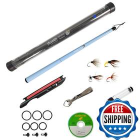 Eupheng B0cp7frv12 Aventik Freshstart Tenkara Fly Fishing Rod Comboblue2.4m/8ft
