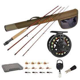 C01a050176-5 Eupheng Aventik Extreme Fly Fishing Combo Kit 0/1/2/3/4/5/6 Weight Starter Fish Inch