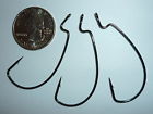 58413 Ewg Ns Bulk 3 Gamakatsu Size 15 Hooks - Black Offset Shank Worm 0