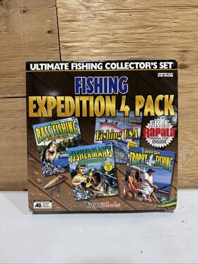 Be6f Expedition Vintage Fishing 4 Pack Sealed Cd-roms /