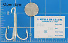 35502 Eye Open 7 Mustad Fishing Hooks 200 Treble 0