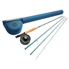 5-5045k-590-4 Far Bank Enterprises Crosswater Fly Fishing Outfit 4-piece Rod With Reel Rio