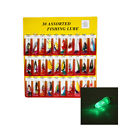 Feather Baits Lures Minnow 30pcs Crankbaits Tackle Light Hooks Fishing