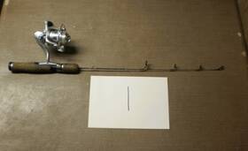 Et123ul Fenwick & Mitchell Elitetech Ice 23 Inch Rod And Reel Combo-excellent-view