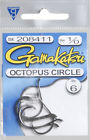 208411 Fishing Circle 4 Fish 1 Black Hooks Lot 0 Octopus 6 Pack Gamakatsu