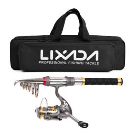 Vwl2444018249589ec Fishing Rod Reel Combo Telescopic Pole Spinning Kit With Storage Bag I0a8