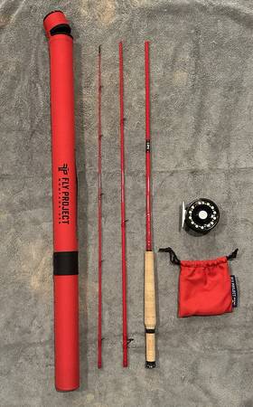 Oc34 Fly Project Haka 3wt Fiberglass 7ft Rod Outfit With Reel Never Fished