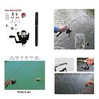 Fr005snl Syl Fishing Pen Rods Mini Pole Spinning Reel With Hooks