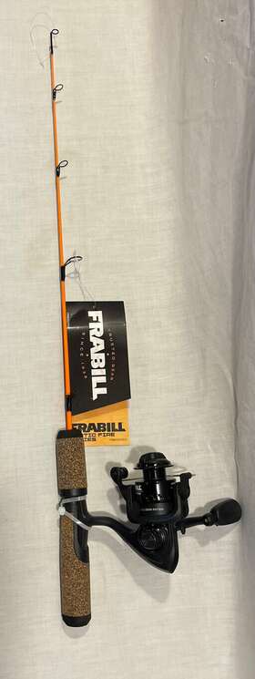 Frb000043 Frabill 082271000651 New Arctic Fire Reel And Rod Combo Ice Fishing 24 Inch Light