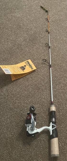 Frabill 082271678065 New Ice Hunter Rod Combo Fishing 30 Inch Medium Light