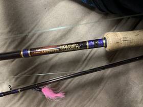 Fr072 G.loomis Mahogany Fly Fishing Rod And Reel Combo Cork Handle With Case