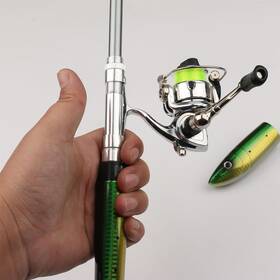 Gaderth 955498830551 Pen Fishing Rod Kit Reel Combo Set Mini Pocket Telescopic R
