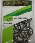 5378-171 Game Circle 32 Hook Super Needle Point Owner 0 Qty Big 7 Saltwater Ssw