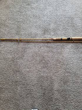 2133t Garcia Vintage 2 Piece Conolon Model Fishing Rod 7ft Light Action And Case
