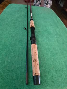 8320 Garcia Conolon Kingfisher Model 6ft 6 Inch 2pc Vtg Fishing Rod Light Made In Usa
