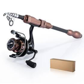Hl-z02632 Goture Fishing Rod And Reel Combos-telescopic Pole Spinning Set