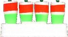 67gx-3 Green Rattle Comal " Fishing Floats Weighted Red Float 3