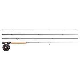 1546704 Greys Fin Euro Nymph 11ft 3wt Fly Rod And Reel Combo 4-piece Graphite Large Ar