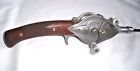 A94230 Handle " Caster Reel Vintage "super Rod Walnut 1940s Hurd