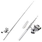 Hde Pocket Size Pen Shaped Collapsible Fishing Rod Pole And Spinning Reel Combo 797734239614