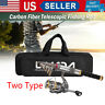 Hew0410181311849bi Lixada Carbon Fiber Telescopic Fishing Pole Spinning Reels Kit Carrier