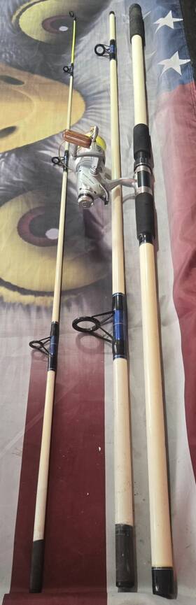 Bgbp-803a Hightec Gbp-803a Gamesfish 15ft Saltwater Pole / Reel - Very Good Condition