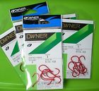 5115-103 Hooks 5 1 Pks Size Red Ea Fishing Owner 8 - St Ssw
