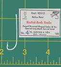 92613 Hooks 4 Size Fishing Long Beak 200 Qty Mustad Shank
