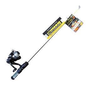 Ht Enterprises 029333150695 24 Inch Light Rod/reel Combo With Panfish Ice Fishing Kit - Two Combos #icl-24pk
