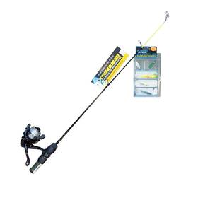 Icm-28wk Ht Enterprises 28 Inch Medium Walleye Ice Fishing Spinning Combo With Kit - Two Combos #icm-28wk