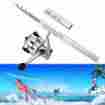 Joq0604177368675rj Unbranded Generic Mini Aluminum Portable Pocket Pen Shape Fishing Fish Rod Pole Reel Silver K5j3