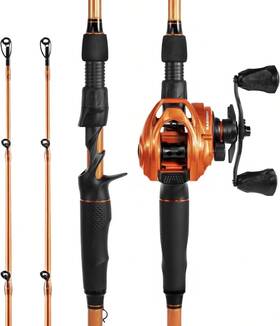 Kastking 313033621693 Lethal Blaze Twin-tip Fishing Rod And Reel Combo Spinning Baitcaster
