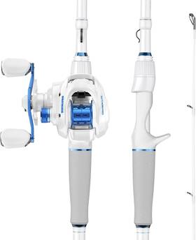 Cast-6ft0  Kastking 629722703725 Centron Lite Fishing Rod And Reel Combo Inch - Left Handed-2pcs