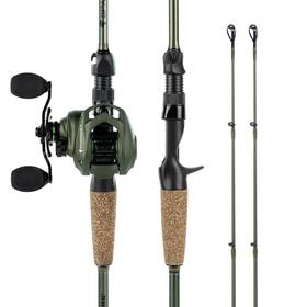 B0dndlfyg1 Kastking Spartacus Ii Baitcasting Fishing Reel Combo 7ft6 Inch H Left Handed