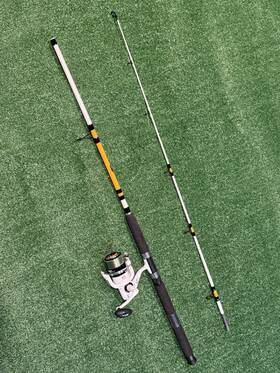 Cbk70 Kastking King Kat - Spinning Reel 2 Piece Fishing Rod Combo New