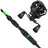 Kcocstrt-73h1r Kastking Resolute Combo Bait Caster Fishing Rod Reel 608119543281