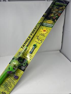 Kid Casters 853685004265 Teenage Mutant Ninja Turtles Tangle-free Telesopic Fishing Rod Combo