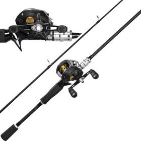 Kilitn 717459644890 Fishing Rod And Reel Combo Baitcasting 2 - Piece Durable Fiberglass Eva Handle