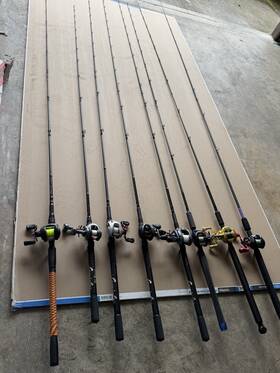 Sh865s-2 Lamiglas Stryker Si And Other Carbon Fiber Rod Reel Combos