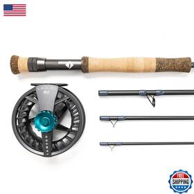 Lamson B0dk7w7h1f Liquid Max Combo 8wt. Action Fly Fishing Rod And Reel Saltwater All