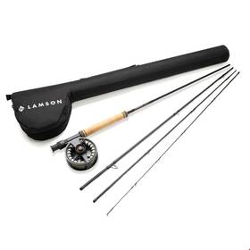 Lq5wtoutfit Lamson Liquid Combo 5wt. Fly Fishing Rod And Reel Pre Spooled U.s. Made Line
