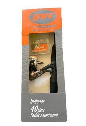 Lews 849004017023 Telespeed Spinning Combo Rod Reel 40 Piece Asst. Tackle New