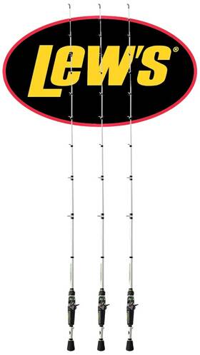 Mh1shla610mh Lews Lot Of 3 Rods - Mach I Casting Rod 6ft10 Inch Medium Heavy Fast Im8 Graphite